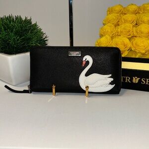 New Collectible Kate Spade Swan Wallet